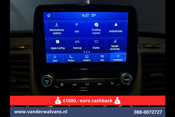 Ford Transit 2.0 TDCI 131pk L3H2 Euro6 Airco | Camera | Navigatie | Apple Carplay | Stoelverwarming Cruisecontrol, Android auto, Verwarmde voorruit, Parkeersensoren, Bijrijdersbank, 2500kg trekvermogen