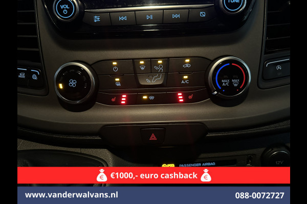 Ford Transit 2.0 TDCI 131pk L3H2 Euro6 Airco | Camera | Navigatie | Apple Carplay | Stoelverwarming Cruisecontrol, Android auto, Verwarmde voorruit, Parkeersensoren, Bijrijdersbank, 2500kg trekvermogen