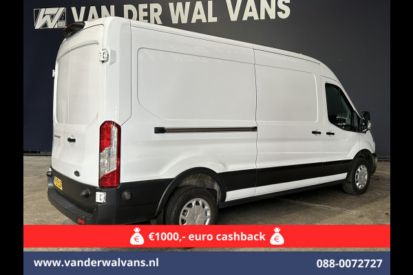Ford Transit 2.0 TDCI 131pk L3H2 Euro6 Airco | Camera | Navigatie | Apple Carplay | Stoelverwarming Cruisecontrol, Android auto, Verwarmde voorruit, Parkeersensoren, Bijrijdersbank, 2500kg trekvermogen