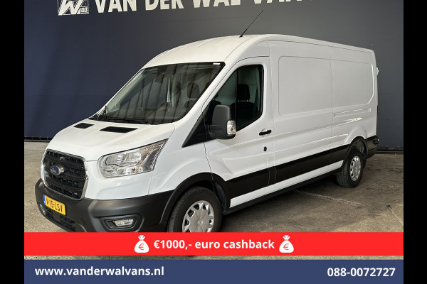 Ford Transit 2.0 TDCI 131pk L3H2 Euro6 Airco | Camera | Navigatie | Apple Carplay | Stoelverwarming Cruisecontrol, Android auto, Verwarmde voorruit, Parkeersensoren, Bijrijdersbank, 2500kg trekvermogen