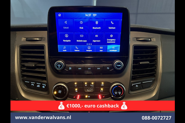 Ford Transit 2.0 TDCI 131pk L3H2 Euro6 Airco | Camera | Navigatie | Apple Carplay | Stoelverwarming Cruisecontrol, Android auto, Verwarmde voorruit, Parkeersensoren, Bijrijdersbank, 2500kg trekvermogen