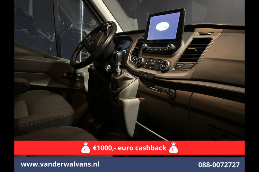 Ford Transit 2.0 TDCI 131pk L3H2 Euro6 Airco | Camera | Navigatie | Apple Carplay | Stoelverwarming Cruisecontrol, Android auto, Verwarmde voorruit, Parkeersensoren, Bijrijdersbank, 2500kg trekvermogen