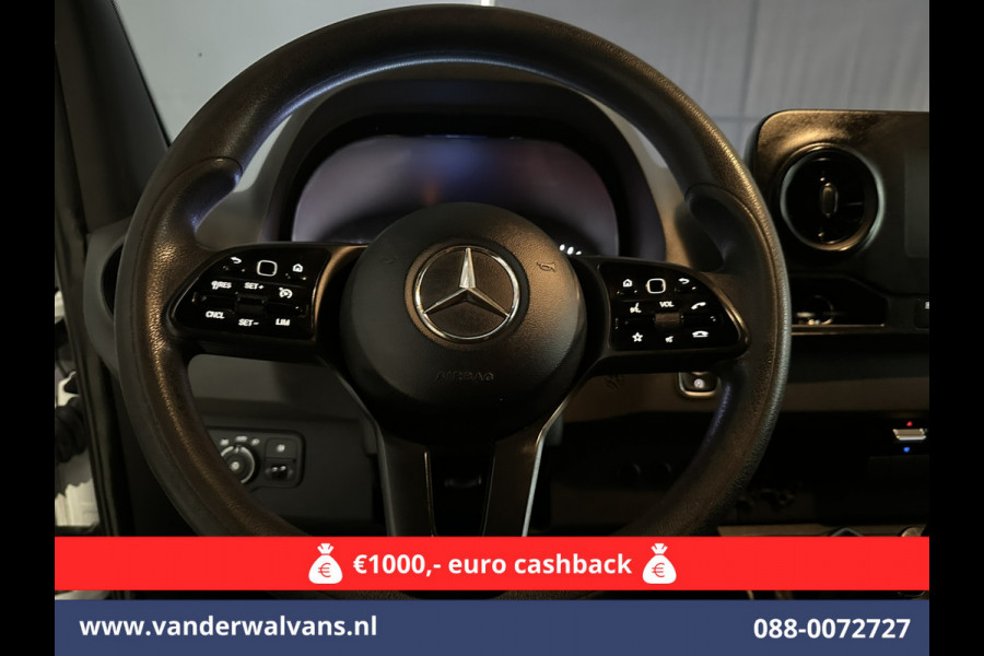 Mercedes-Benz Sprinter 316 CDI 163 pk L2H2 Euro6 Airco | 2800kg Trekhaak | Camera | Apple Carplay | Parkeersensoren inklapbare spiegels, standkachel, cruisecontrol, MBUX, Android auto