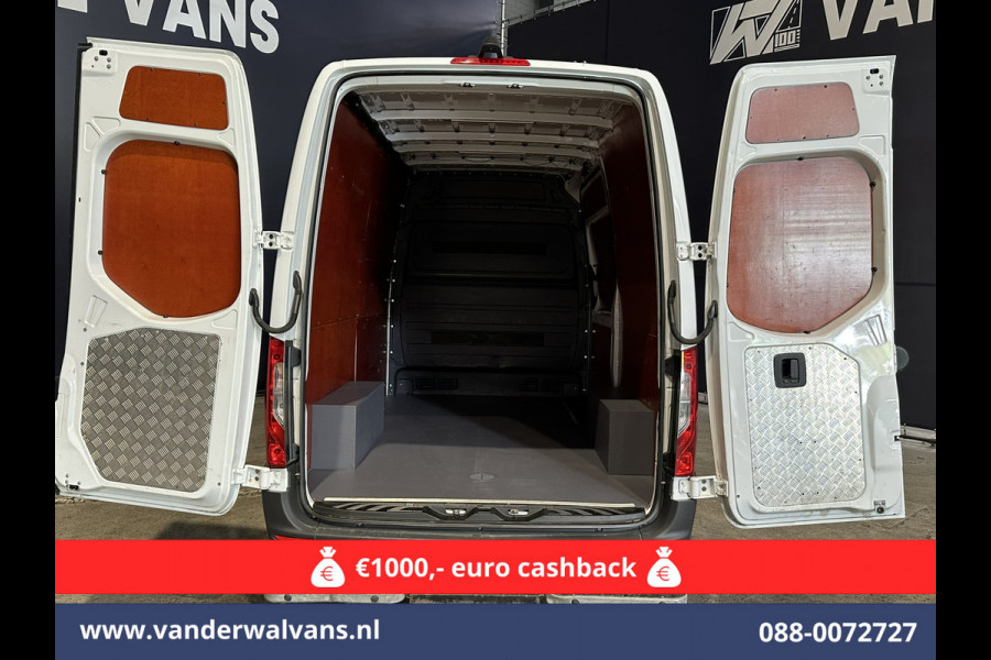 Mercedes-Benz Sprinter 316 CDI 163 pk L2H2 Euro6 Airco | 2800kg Trekhaak | Camera | Apple Carplay | Parkeersensoren inklapbare spiegels, standkachel, cruisecontrol, MBUX, Android auto