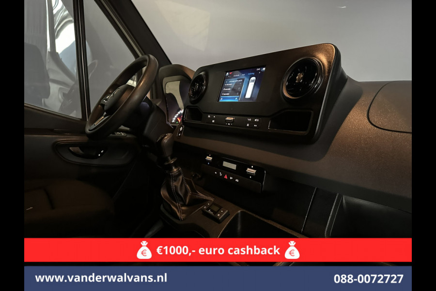 Mercedes-Benz Sprinter 316 CDI 163 pk L2H2 Euro6 Airco | 2800kg Trekhaak | Camera | Apple Carplay | Parkeersensoren inklapbare spiegels, standkachel, cruisecontrol, MBUX, Android auto