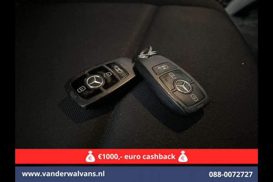 Mercedes-Benz Sprinter 316 CDI 163 pk L2H2 Euro6 Airco | 2800kg Trekhaak | Camera | Apple Carplay | Parkeersensoren inklapbare spiegels, standkachel, cruisecontrol, MBUX, Android auto