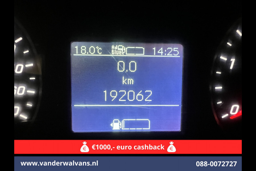 Mercedes-Benz Sprinter 316 CDI 163 pk L2H2 Euro6 Airco | 2800kg Trekhaak | Camera | Apple Carplay | Parkeersensoren inklapbare spiegels, standkachel, cruisecontrol, MBUX, Android auto