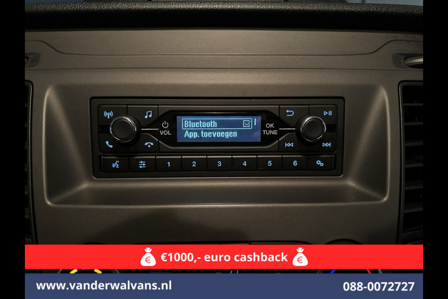 Ford Transit Custom 2.0 TDCI 130pk L2H1 Euro6 ** Airco | LED | Cruisecontrol | Verwarmde voorruit | Parkeersensoren Bijrijdersbank, 2800kg trekvermogen
