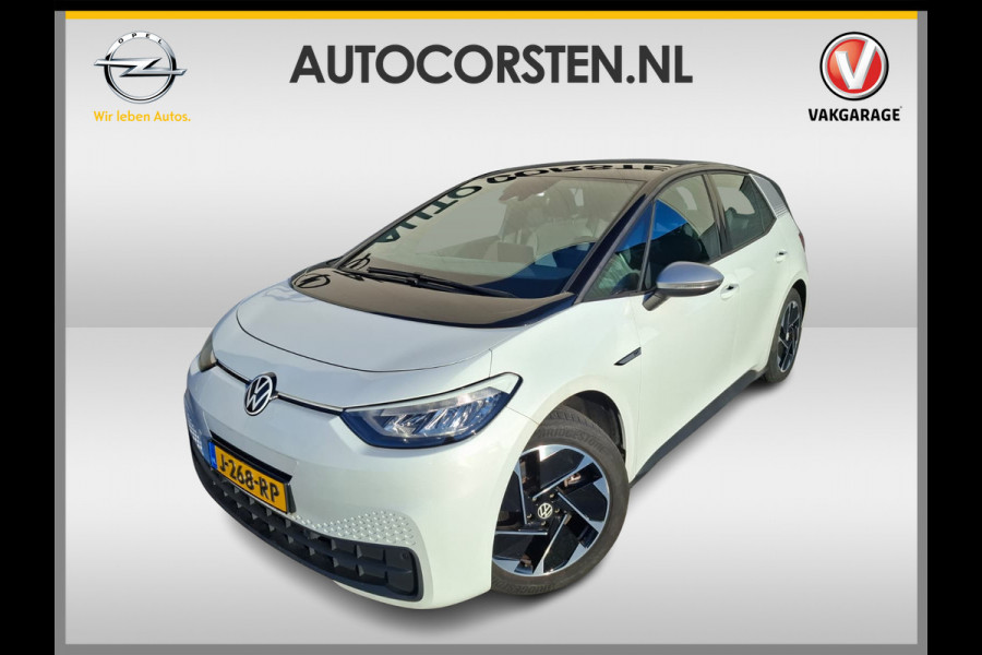 Volkswagen ID.3 First 58kWh Navi Ecc Adap.Cruise Apple Carplay Android Auto Pdc Bluetooth Keyless Led Rijstrooksensor IQ Drive Stoel+Stuurverwarming SOH 90% 1e Eigenaar Origineel Nederlandse Auto