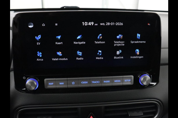 Hyundai Kona EV Premium 64 kWh | 3-Fase | SOH 100% | Leder | Stoelventilatie | Adaptive cruise | Camera | Carplay | Achterbankverwarming | Navigatie | Keyless