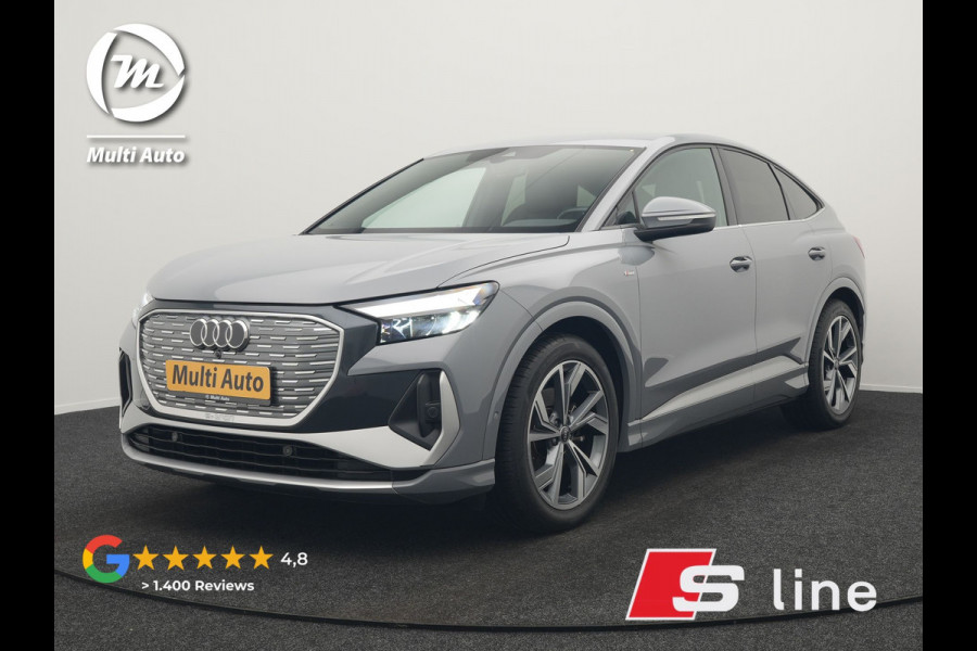 Audi Q4 Sportback e-tron 35 S edition 55 kWh 2 x S - Line INCL BTW | Adaptive Cruise | Camera | Sportstoelen Verwarmd | 20"L.M | Apple Carplay | Parkassist | Virtual | El. Achterklep |