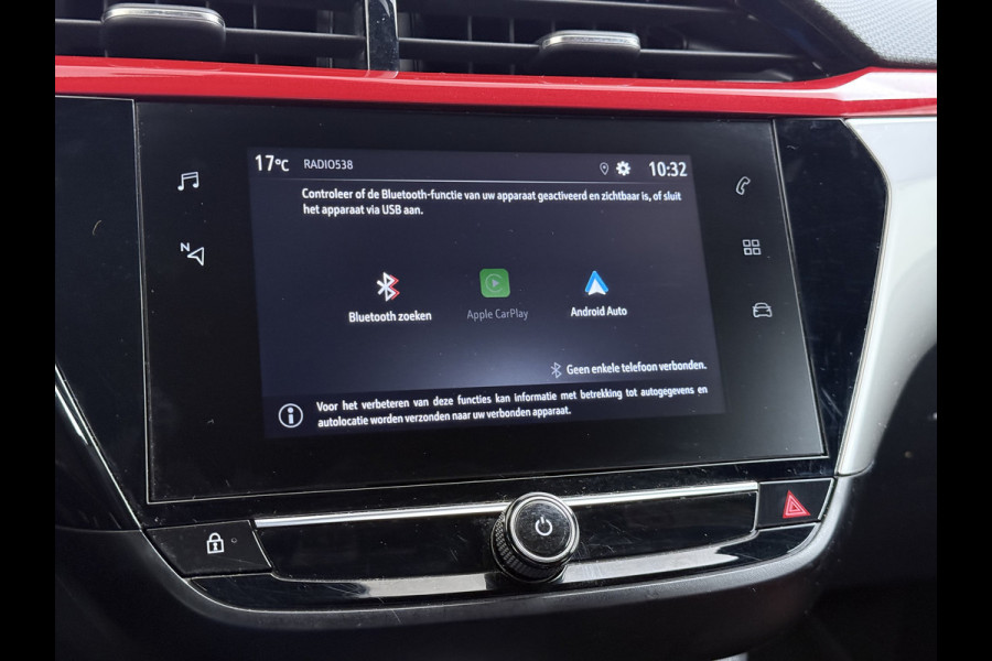 Opel Corsa 1.2T AUT-8 100PK GS Line 360°Camera PDC-a+v Apple Carplay Android Auto Airco Navi* Cruise Control Stoelverwarming Two-Tone Lak Lmv 17" Lane Assist Privacy Glas Led Isofix 1e Eigenaar Origineel Nederlandse Auto € 27.000 nieuw