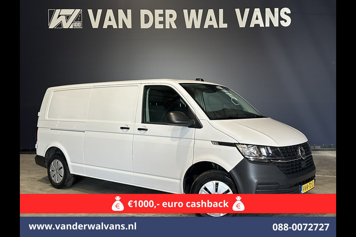 Volkswagen Transporter 2.0 TDI L2H1 Euro6 *Rijklaar Direct Rijden* Airco | Navigatie | Apple Carplay | Android Auto | Trekhaak Cruisecontrol, Parkeersensoren