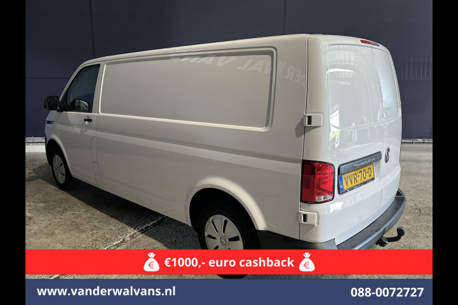 Volkswagen Transporter 2.0 TDI L2H1 Euro6 *Rijklaar Direct Rijden* Airco | Navigatie | Apple Carplay | Android Auto | Trekhaak Cruisecontrol, Parkeersensoren