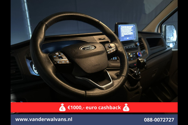 Ford Transit Custom 2.0 TDCI L1H1 Euro6 Airco | Camera | LED | Android Auto | Cruisecontrol | Verwarmde voorruit Parkeersensoren, Bijrijdersbank, 2500kg trekvermogen
