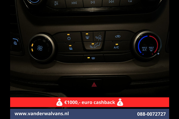 Ford Transit Custom 2.0 TDCI L1H1 Euro6 Airco | Camera | LED | Android Auto | Cruisecontrol | Verwarmde voorruit Parkeersensoren, Bijrijdersbank, 2500kg trekvermogen