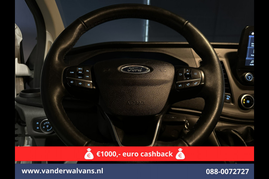 Ford Transit Custom 2.0 TDCI L1H1 Euro6 Airco | Camera | LED | Android Auto | Cruisecontrol | Verwarmde voorruit Parkeersensoren, Bijrijdersbank, 2500kg trekvermogen