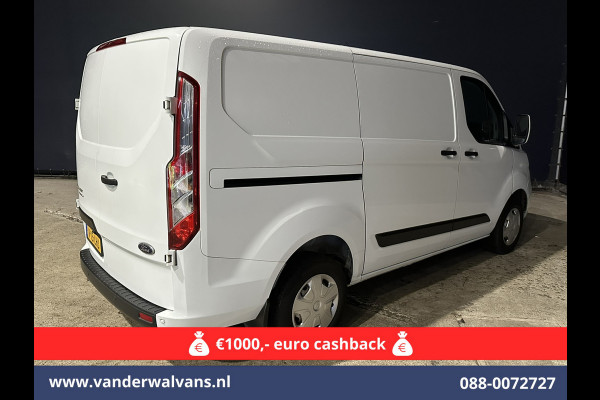 Ford Transit Custom 2.0 TDCI L1H1 Euro6 Airco | Camera | LED | Android Auto | Cruisecontrol | Verwarmde voorruit Parkeersensoren, Bijrijdersbank, 2500kg trekvermogen