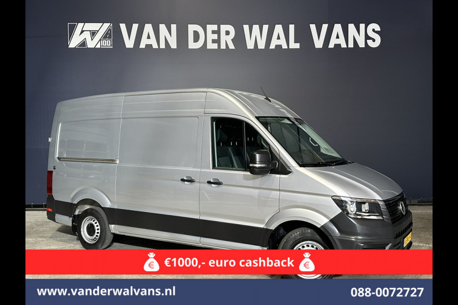 Volkswagen Crafter 2.0 TDI 141pk L3H3 L2H2 Euro6 Airco | Camera | Apple Carplay | Cruisecontrol | Chauffeursstoel Parkeersensoren, Bijrijdersbank, 3000kg trekvermogen,  Android Auto