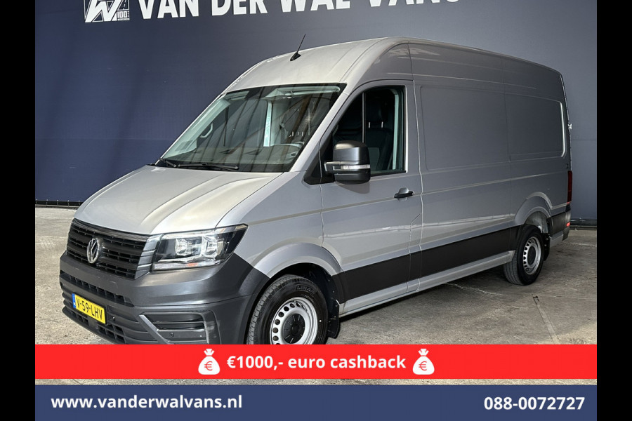Volkswagen Crafter 2.0 TDI 141pk L3H3 L2H2 Euro6 Airco | Camera | Apple Carplay | Cruisecontrol | Chauffeursstoel Parkeersensoren, Bijrijdersbank, 3000kg trekvermogen,  Android Auto