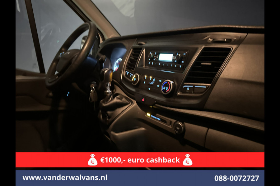 Ford Transit 2.0 TDCI L2H2 Euro6 Airco | 2450kg Trekhaak | LM velgen | Verwarmde voorruit Dakdragers, Bijrijdersbank