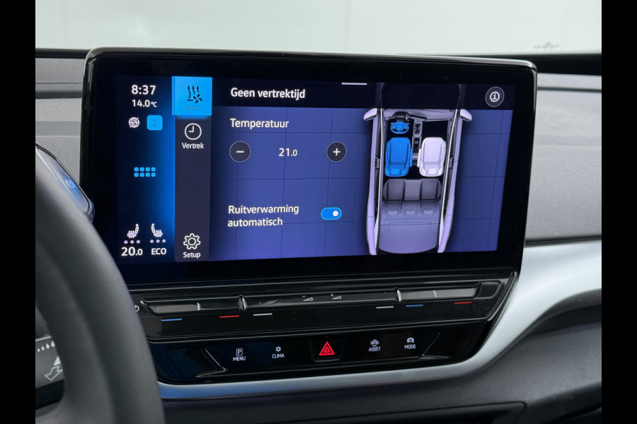 Volkswagen ID.4 Max Pro 1ST 77kWh W-pomp Trekhaak Panodak Camera 21" PDC-a+v Matrix-LED-a+v Adap.Cruise Navi Ergo-Active Stoelen Memory Dynamisch onderstel Stoelverwarming Lmv Elek.Achterklep Privacy Glas Voorruitverwarming Wifi SOH 87% 1e Eigenaar Origineel Nederlandse Auto 1.000KG Trekgewicht € 58.000 nieuw !