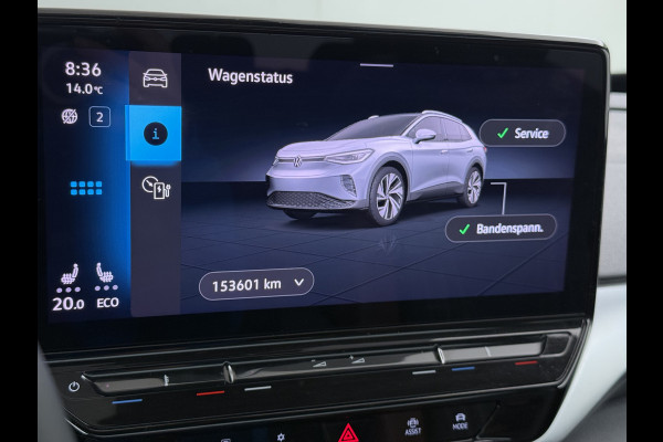 Volkswagen ID.4 Max Pro 1ST 77kWh W-pomp Trekhaak Panodak Camera 21" PDC-a+v Matrix-LED-a+v Adap.Cruise Navi Ergo-Active Stoelen Memory Dynamisch onderstel Stoelverwarming Lmv Elek.Achterklep Privacy Glas Voorruitverwarming Wifi SOH 87% 1e Eigenaar Origineel Nederlandse Auto 1.000KG Trekgewicht € 58.000 nieuw !