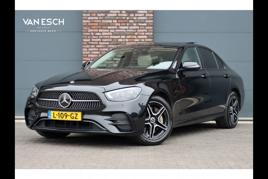 Mercedes-Benz E-Klasse 300 de AMG Line | Distronic+ | Panoramadak | Burmester | Trekhaak | Augmented Reality | Camera | Leder | Multibeam LED | Stoelverwarming | Nightpakket |