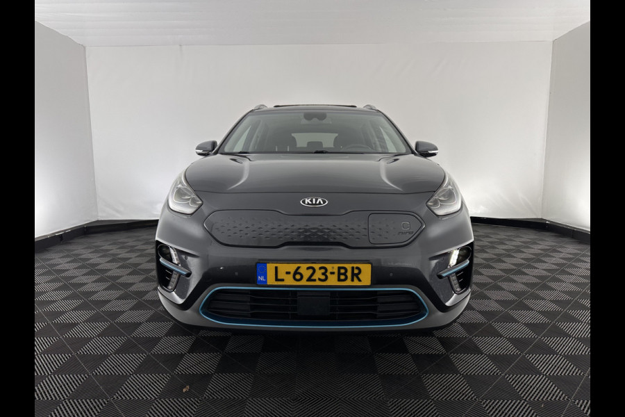Kia e-Niro ExecutiveLine 64 kWh [ 3-Fase ] {SOH-100%} (INCL-BTW) Aut.*HEATPUMP | PANO | LEATHER | FULL-LED | NAVI-FULLMAP | ADAPTIVE-CRUISE | CAMERA | MEMORY-PACK | LANE-ASSIST | KEYLESS | DIGI-COCKPIT | PRIVACYGLASS | SHIFTPADDLES | TOWBAR | 17