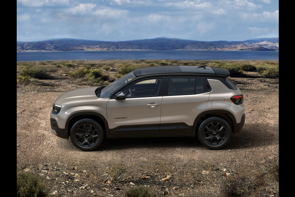 Jeep Avenger Black Edition 54 kWh | Schuif/Kanteldak | Winter Pack | Infotainment&Convenience Pack | Bicolore