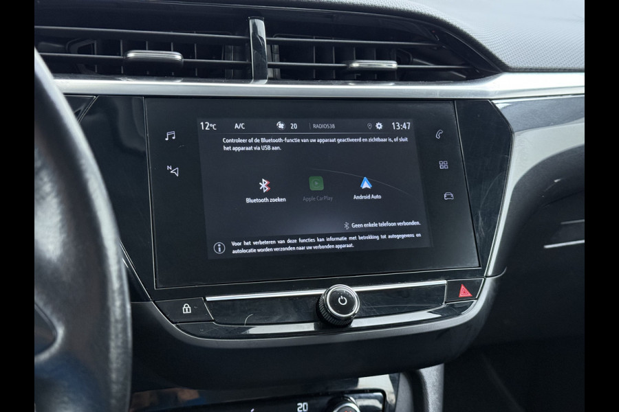 Opel CORSA-E Elegance 50kWh Navi* Ecc Apple Carplay Android Bordlezer Cruise Control DAB Lmv Led Bluetooth Lane Assist Regen-Lichtsensor Keyless SOH 91% 1e Eigenaar Dealeronderhouden Origineel Nederlandse Auto