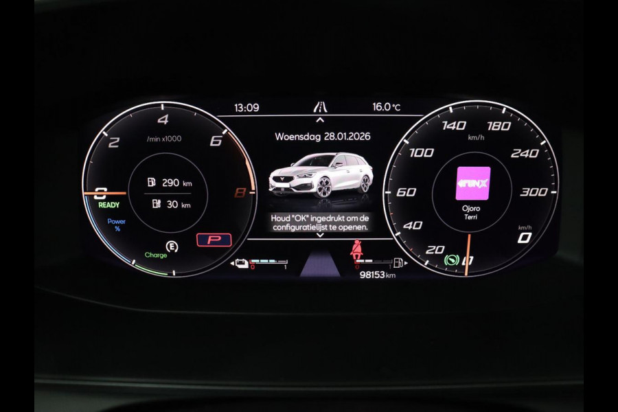 CUPRA Leon 1.4 e-Hybrid | Stoelverwarming | Camera | Carplay | Sfeerverlichting | Navigatie | Full LED | Sportstoelen | Half leder | PHEV | Plug In