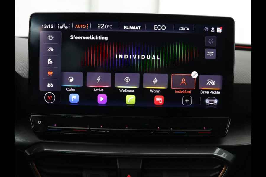 CUPRA Leon 1.4 e-Hybrid | Stoelverwarming | Camera | Carplay | Sfeerverlichting | Navigatie | Full LED | Sportstoelen | Half leder | PHEV | Plug In