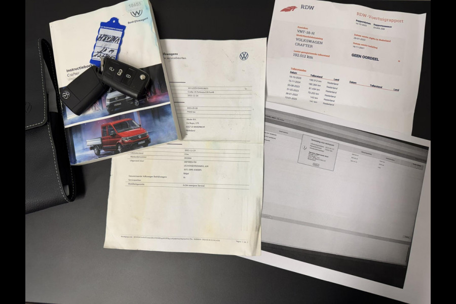 Volkswagen Crafter 35 2.0 TDI L3H3 Highline Automaat Euro 6 Cruise Climate Navi Apple Android Stoelverwarming Nw distributieriem