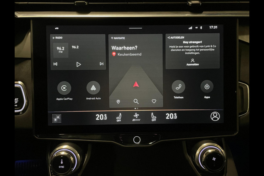 Lynk & Co 01 1.5|PHEV|BLACK|PANO|ACC|360 CAMERA|ANDROID/CARPLAY|STOELVERW|INFINITY AUDIO|MEMORY|ELEK. A-KLEP + INTERIEUR|