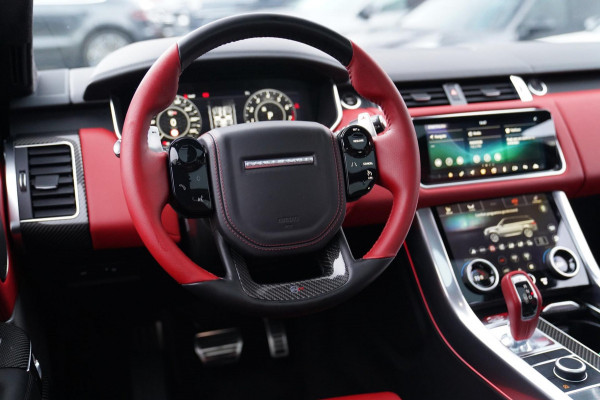 Land Rover Range Rover Sport 5.0 V8 SC SVR | Trekhaak | Meridian | HuD | Panorama | Lane Assist | Luchtvering | 360 cam | 22 inch