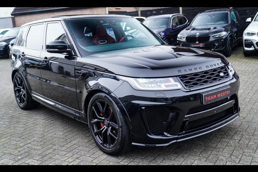 Land Rover Range Rover Sport 5.0 V8 SC SVR | Trekhaak | Meridian | HuD | Panorama | Lane Assist | Luchtvering | 360 cam | 22 inch