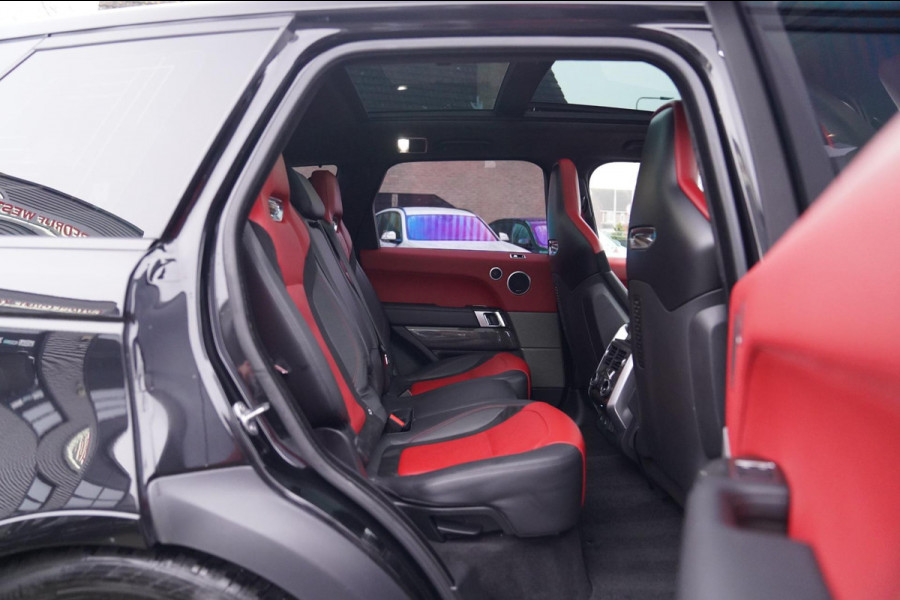 Land Rover Range Rover Sport 5.0 V8 SC SVR | Trekhaak | Meridian | HuD | Panorama | Lane Assist | Luchtvering | 360 cam | 22 inch