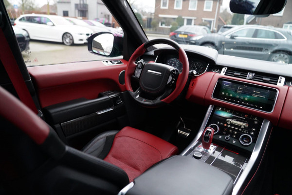 Land Rover Range Rover Sport 5.0 V8 SC SVR | Trekhaak | Meridian | HuD | Panorama | Lane Assist | Luchtvering | 360 cam | 22 inch