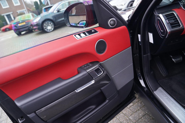 Land Rover Range Rover Sport 5.0 V8 SC SVR | Trekhaak | Meridian | HuD | Panorama | Lane Assist | Luchtvering | 360 cam | 22 inch