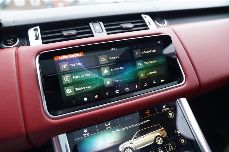 Land Rover Range Rover Sport 5.0 V8 SC SVR | Trekhaak | Meridian | HuD | Panorama | Lane Assist | Luchtvering | 360 cam | 22 inch