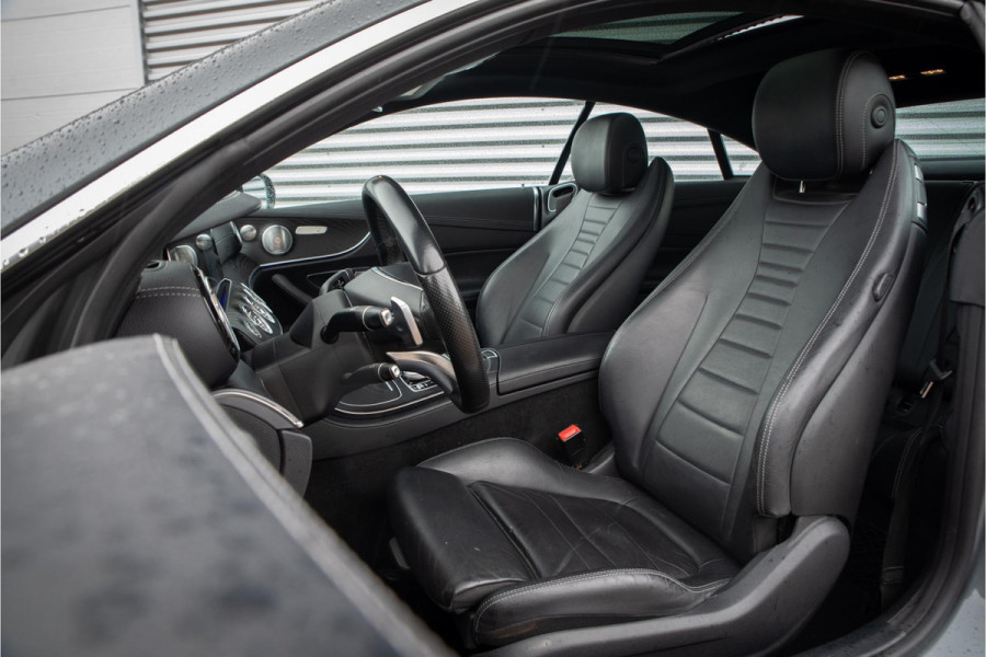 Mercedes-Benz E-Klasse Coupé 400 4MATIC AMG Panodak Leer Burmester Widescreen Ambient Verlicht. 360 Cam.