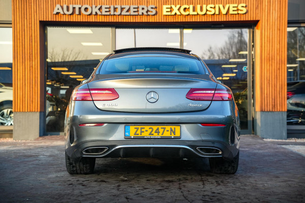 Mercedes-Benz E-Klasse Coupé 400 4MATIC AMG Panodak Leer Burmester Widescreen Ambient Verlicht. 360 Cam.