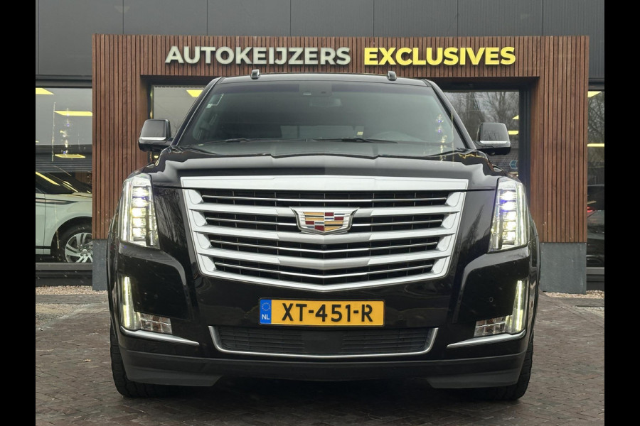 Cadillac Escalade 6.2 V8 Platinum Schuifdak Adapt. Cruise Massage Stoelvent. BOSE Multimedia Trekhaak 22''LM