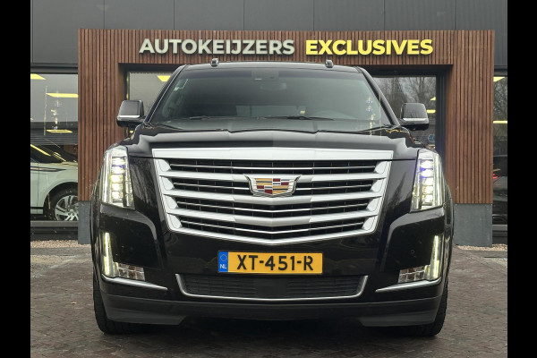 Cadillac Escalade 6.2 V8 Platinum Schuifdak Adapt. Cruise Massage Stoelvent. BOSE Multimedia Trekhaak 22''LM