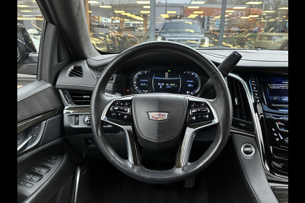 Cadillac Escalade 6.2 V8 Platinum Schuifdak Adapt. Cruise Massage Stoelvent. BOSE Multimedia Trekhaak 22''LM