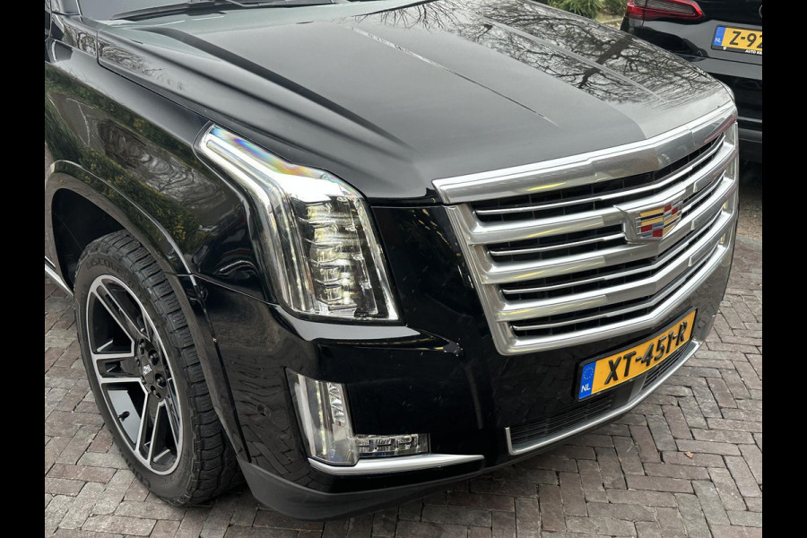 Cadillac Escalade 6.2 V8 Platinum Schuifdak Adapt. Cruise Massage Stoelvent. BOSE Multimedia Trekhaak 22''LM