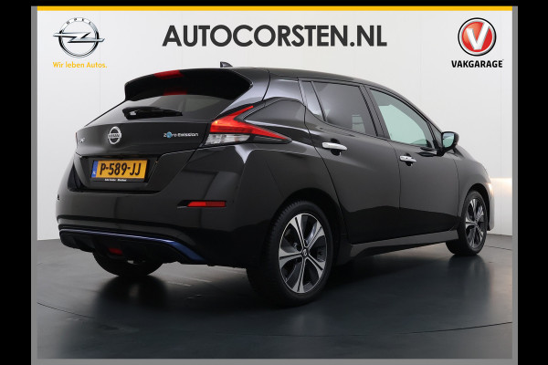 Nissan Leaf N-Connecta 40kWh Navi Ecc 360°Camera Adap.Cruise Pdc Keyless Blindspot Apple Carplay Android Auto Lmv 17" Stoel+Stuurverwarming DAB Bluetooth Lmv Privacyglas 1e Eigenaar Origineel Nederlandse Auto