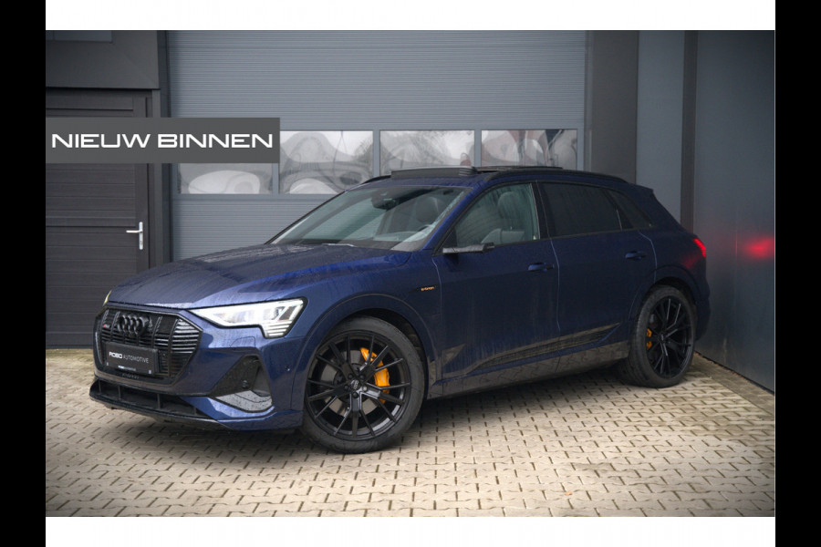 Audi e-tron e-tron 55 quattro advanced Pro Line S 95 kWh | Panoramadak | Bang & Olufsen | Stoelverwarming | Head-Up Display | 360 Camera | Matrix LED | Luchtvering | Memory Seat | Keyless | Elektrisch Verstelbare Stoelen | B&O