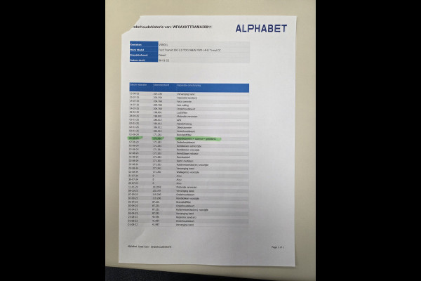 Ford Transit 350 2.0 TDCI L5 96Kw - 130Pk Laadklep Zijdeur Trend Skeletal Airco Achteruitrijcamera